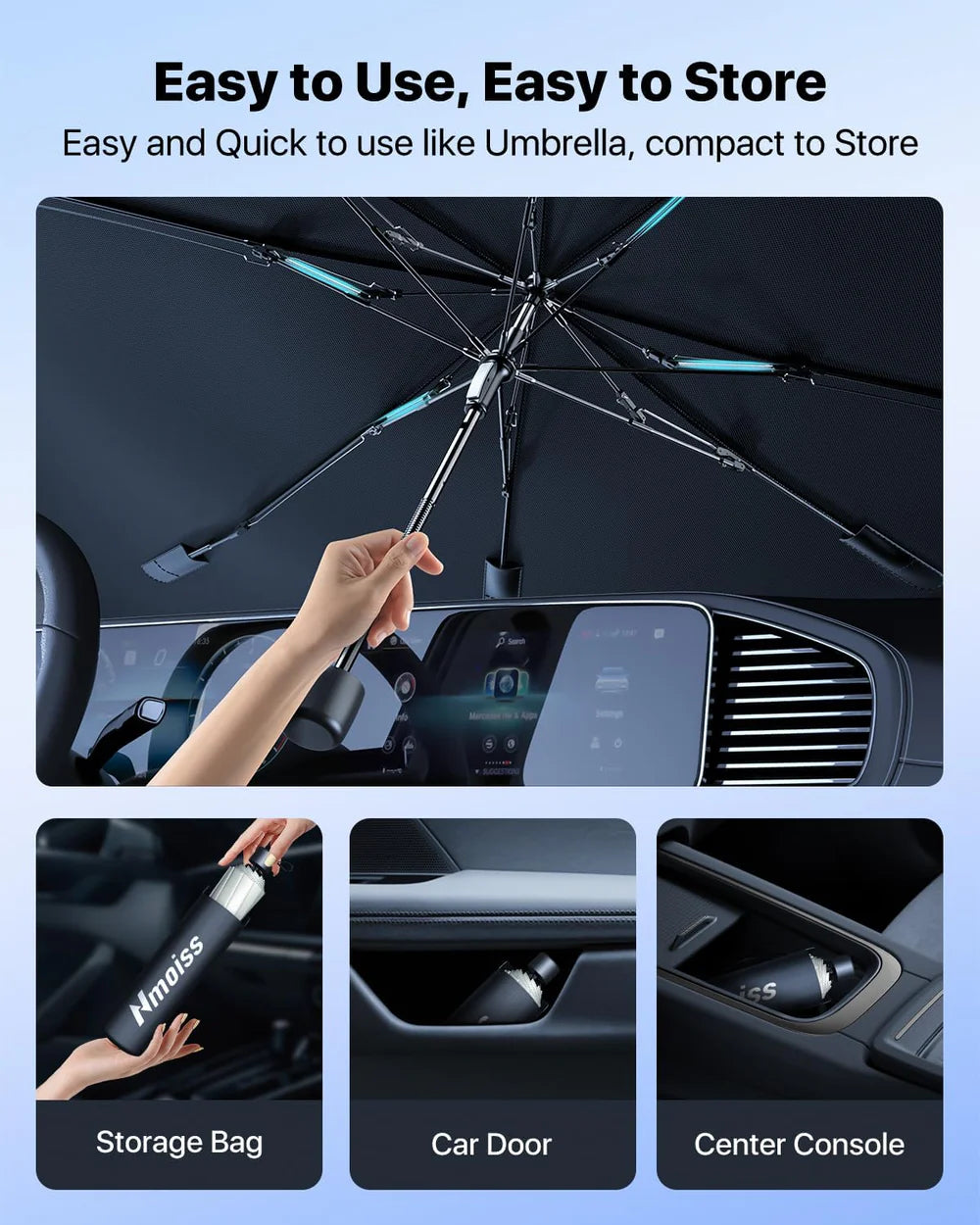 CoolShield Car Sun Umbrella